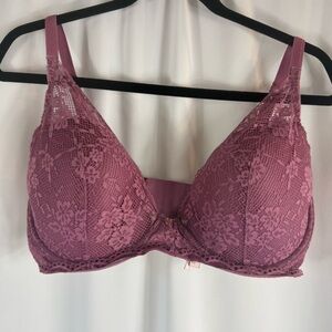 Victoria secret Lace Underwire Push Up Bra in Mauve